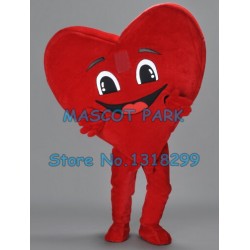 new happy heart Mascot Costume