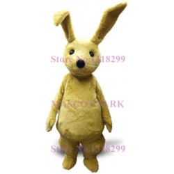 yellow Rabbit Mascot Costume