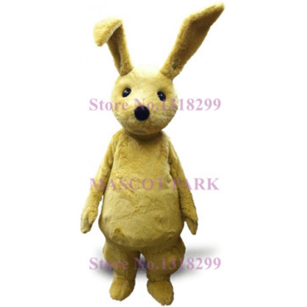 yellow Rabbit Mascot Costume