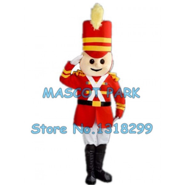 British soldier boy Mascot Costume