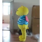 Yellow Bear Mascot Costumes