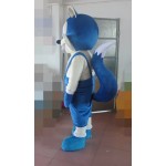 Deluxe Blue Fox Mascot Costume