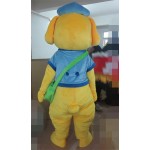 Adult Yellow Dog Mascot Costume Adult Yellow Dog Mascot Costume