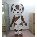White Spot Dog Mascot Costume