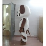 White Spot Dog Mascot Costume
