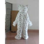 White Leopard Mascot Costume