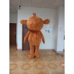 Cartoon Brown Monkey Mascot Costume