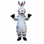 Madagascar Zebra Marty Mascot Costume Adult
