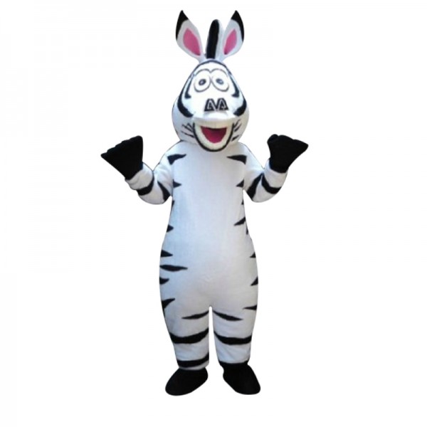 Madagascar Zebra Marty Mascot Costume Adult