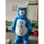 blue bear Mascot Costume