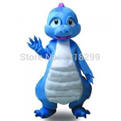 Blue Dinosaur Dragon mascot costume