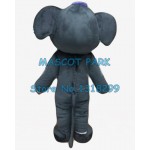 big dack grey elephant Mascot Costume