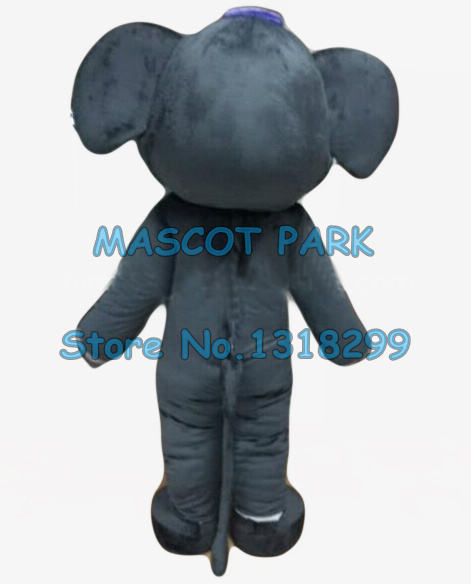big dack grey elephant Mascot Costume