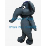 big dack grey elephant Mascot Costume