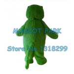 Long Plush Green Alien Monster Mascot Costume