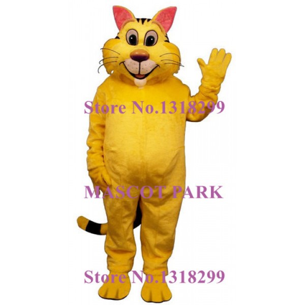 Big Yeller Cat Mascot Costume