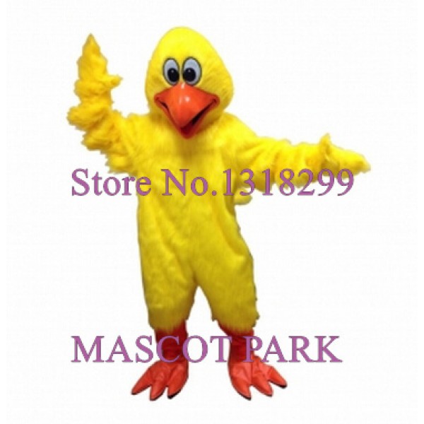 Little Yellow Clucking Chicken Mascot Costume