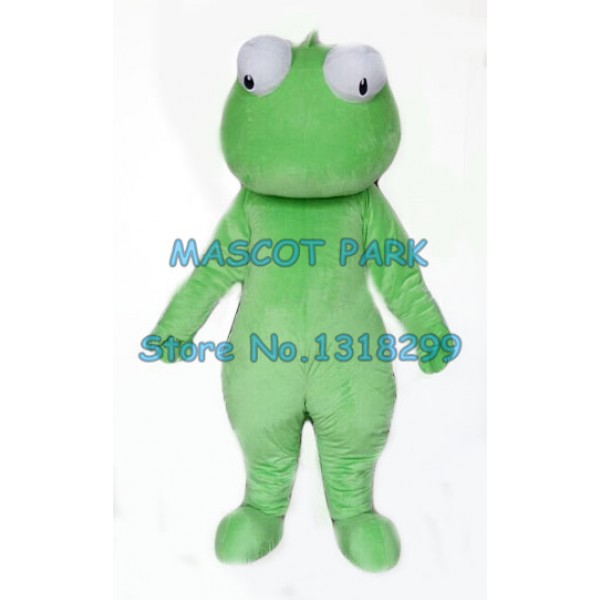 wild green cabrite lizard Mascot Costume
