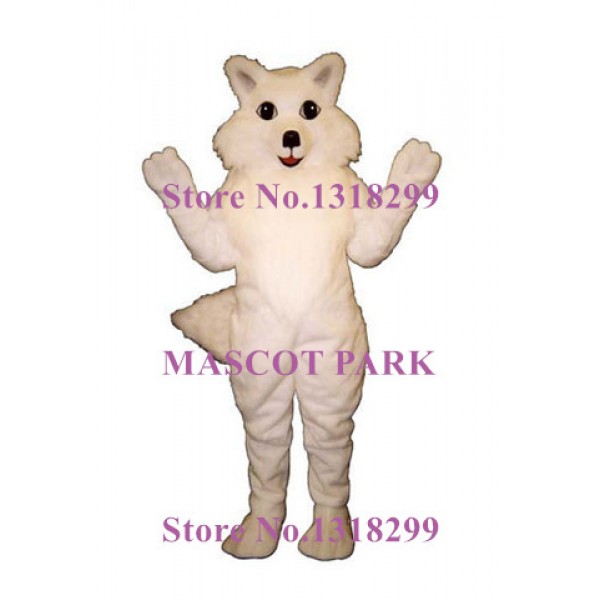 Beautiful Snow White Arctic Fox Mascot Costume