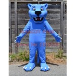 Blue Panther Mascot Costume