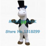 white funny horse Mascot Costume