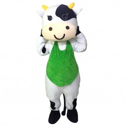 Milk Cow Mascot Costume