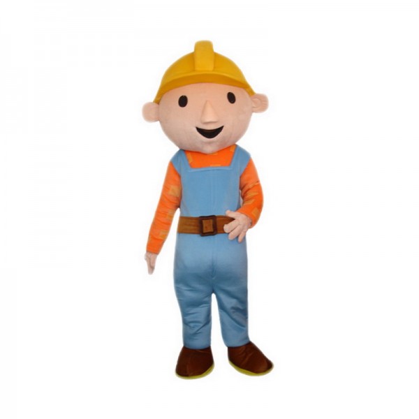 Miner Coalman Mascot Costume