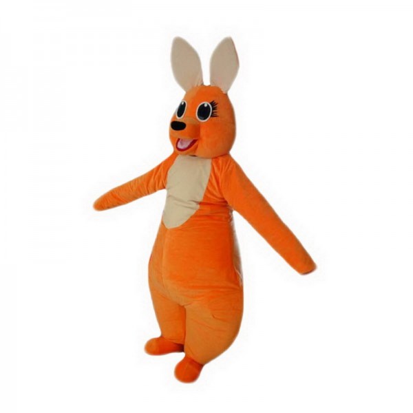 Orange Kangaroo Mascot Costume