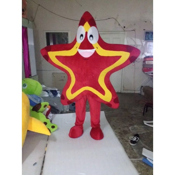 Red Star Mascot Costume