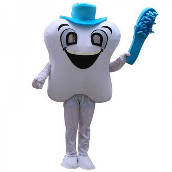 Teeth and Toothbrushes Mascot Costume