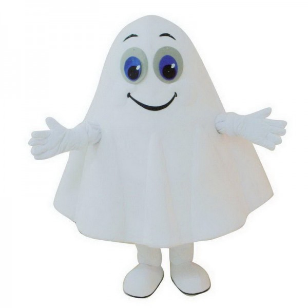 White Ghost Mascot Costume