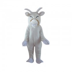 White Goat Mascot Costume