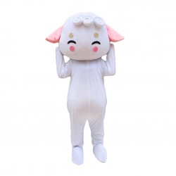 White Sheep Mascot Costume