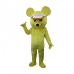 Yellow Mouse Mascot Costume