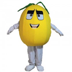 Yellow Pear Mascot Costume